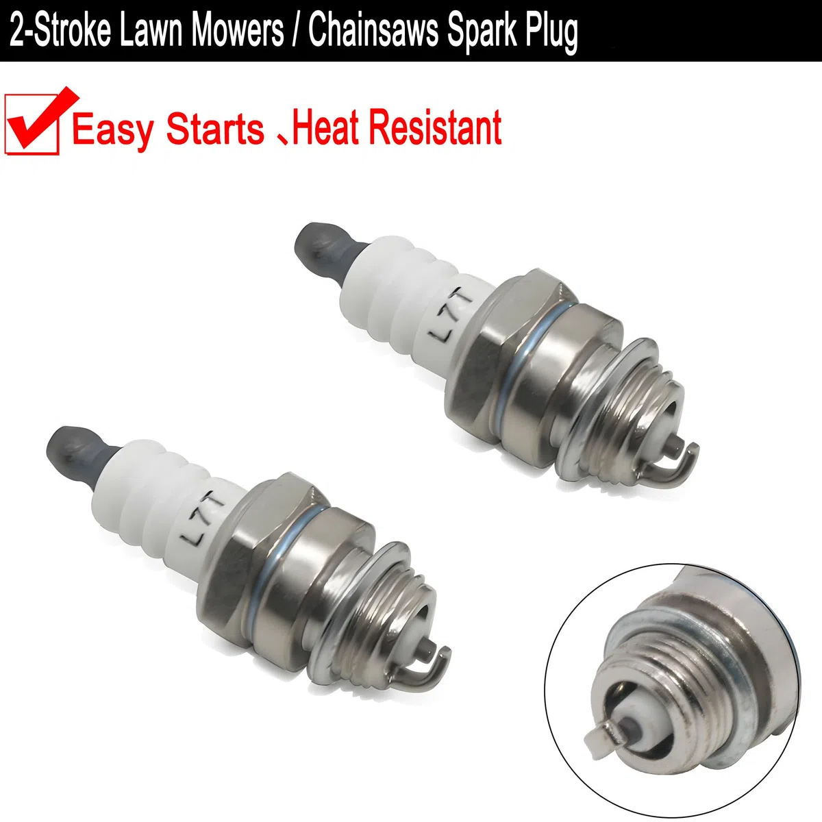 10 PCS L7T Candela per 2 Tempi 33cc 43cc 47cc 49cc Pocket Bike per Mini Chopper per Partner 350 351 SEGHE Motosega Trimmer Decespugliatore Trimmer Tosaerba