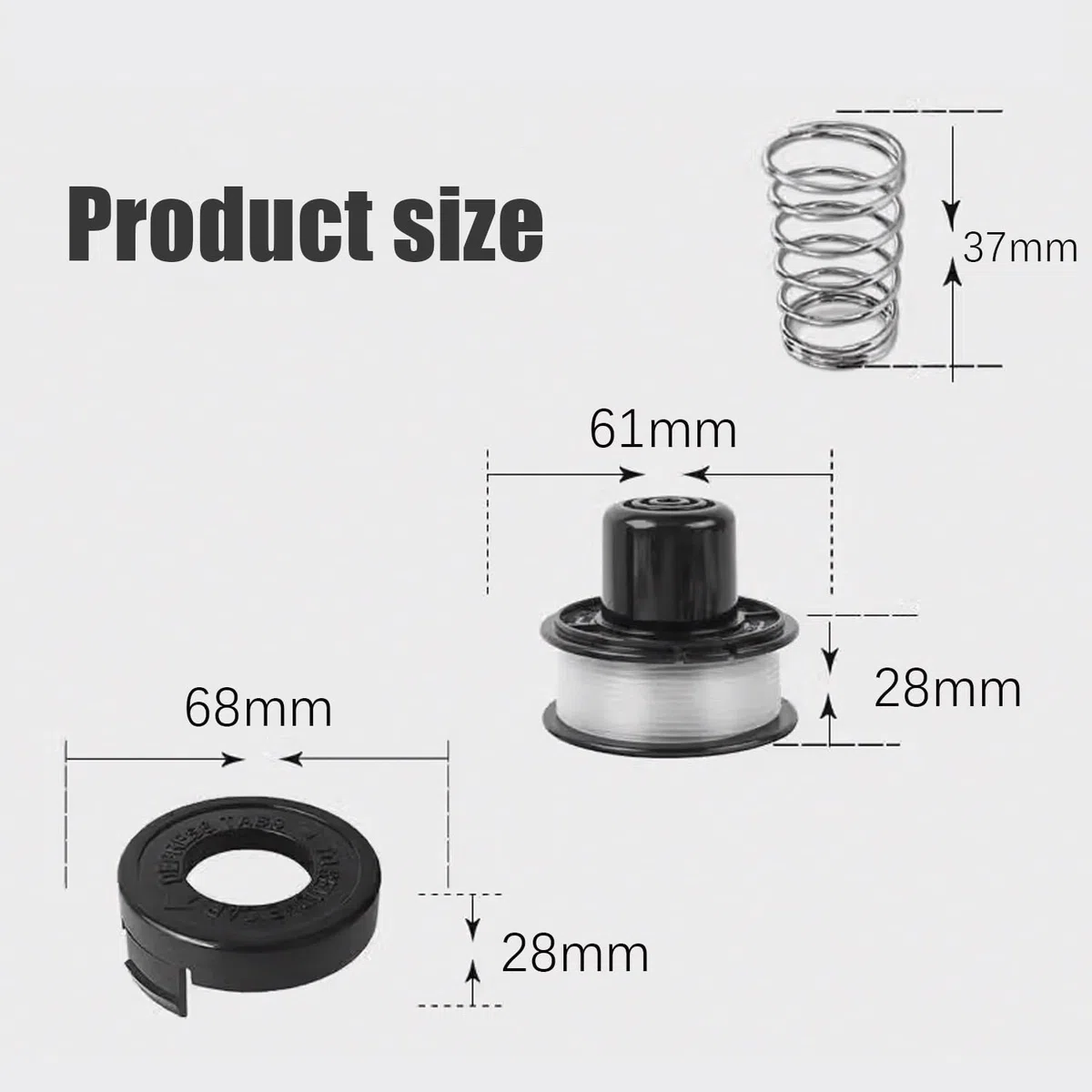 Bobina per decespugliatore Black Decker GL250/GL310/GL360