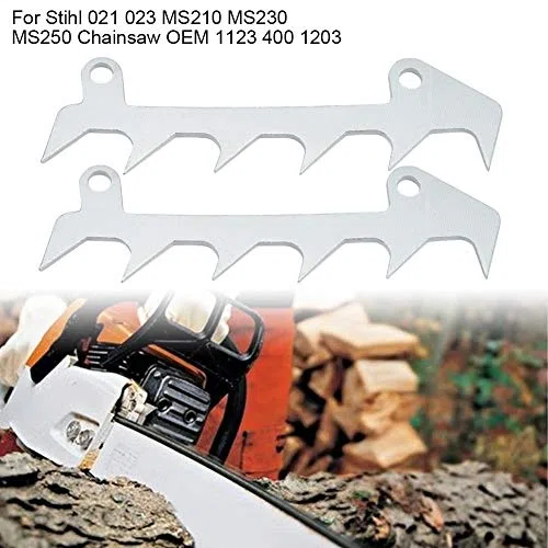 Atyhao Kit per Cani da Abbattimento con Punte per Paraurti da 2 Pezzi per Stihl MS170 MS180 MS210 MS250 017 018 021 Forniture per la Casa