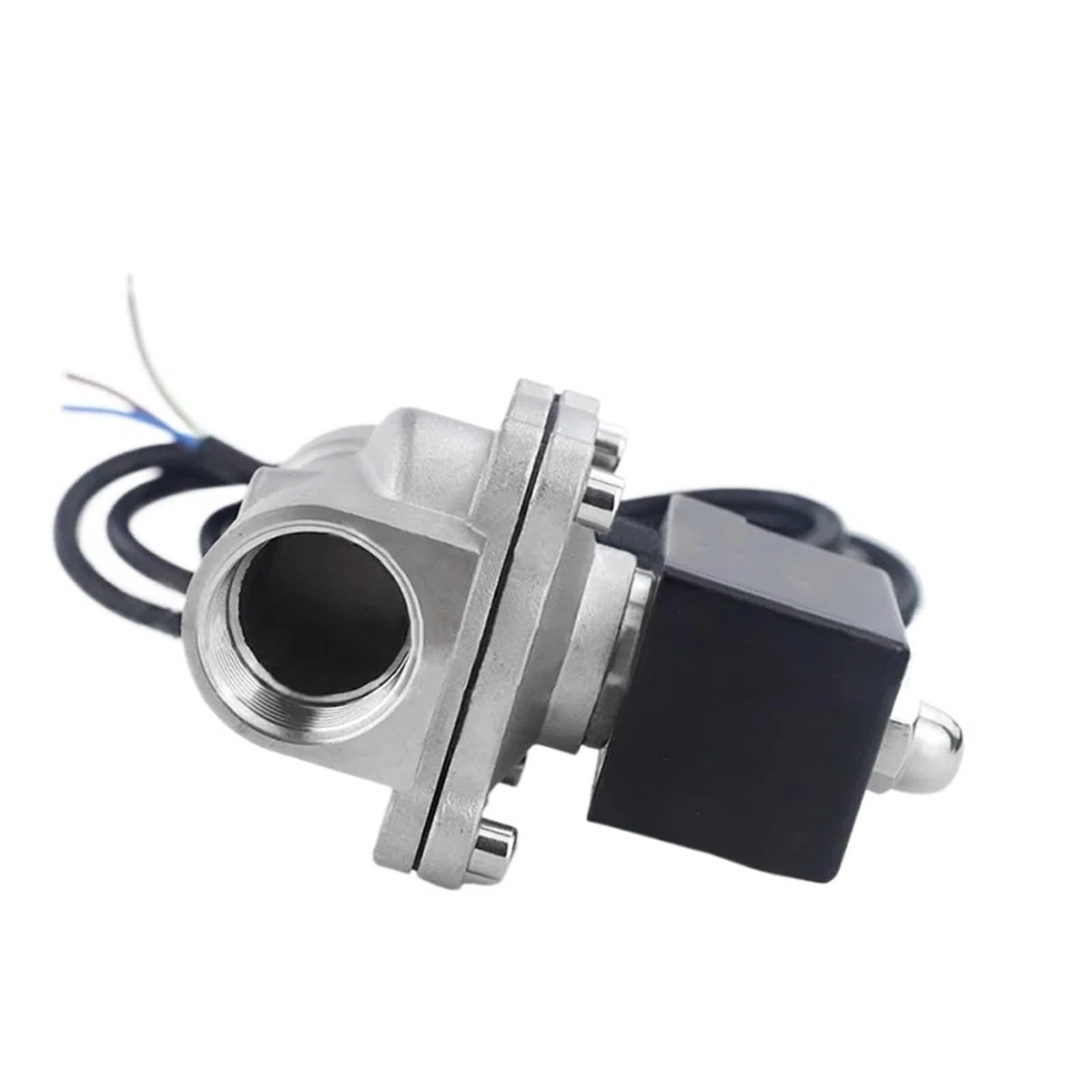 1/2" 3/4" 3/8" Normally Closed Explosion Solenoid Valve 304 Stainless Steel Solenoid Valves for Gas(1/2",220VAC)