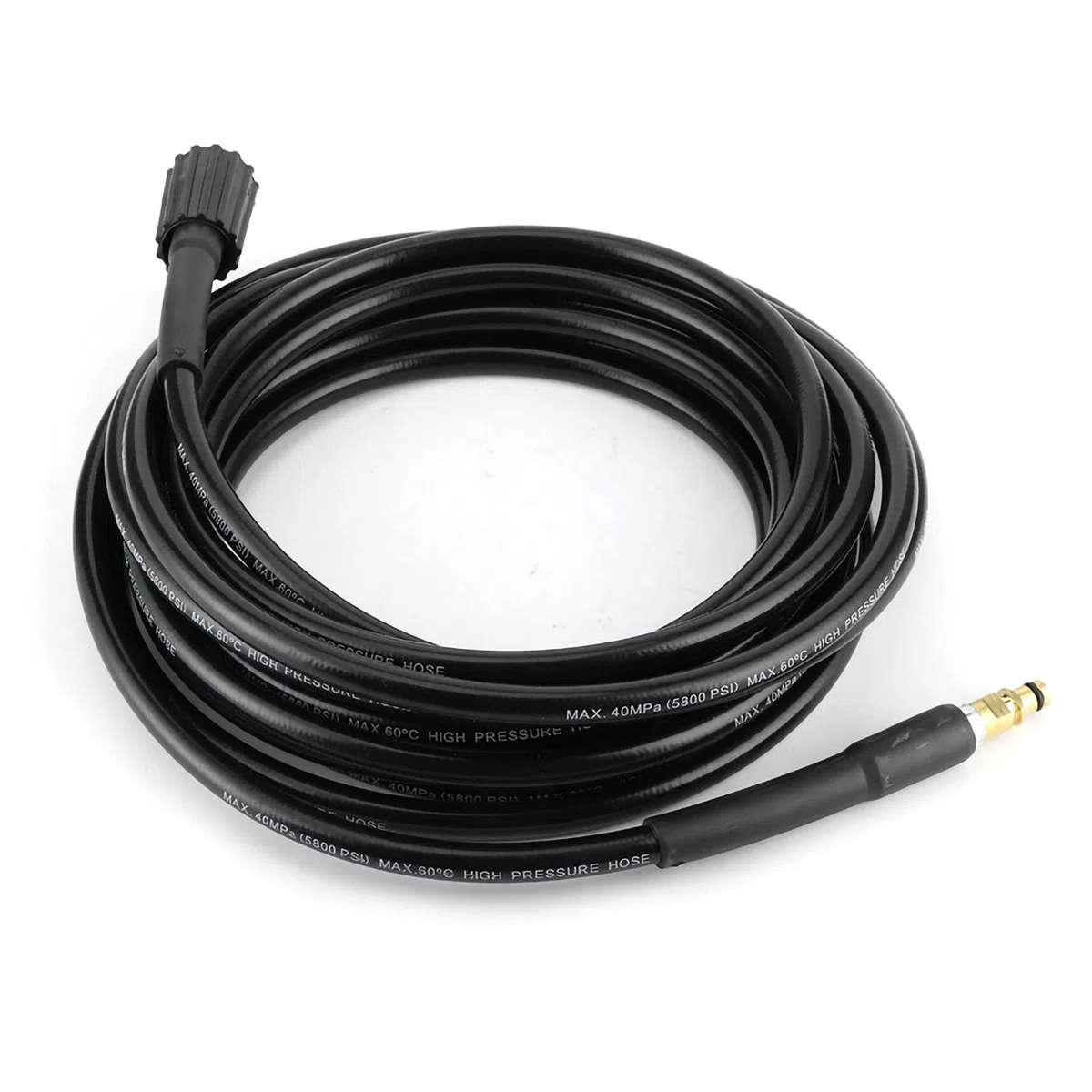 Tubo Per Lavaggio A Pressione 40MPa 5800PSI Accessorio Per Lavaggio Auto Adatto A K2 Versione Nuova In Gomma Resistente 'Usura E -Gomitolo Con Treccia Di Acciaio Ad Alta Tensione