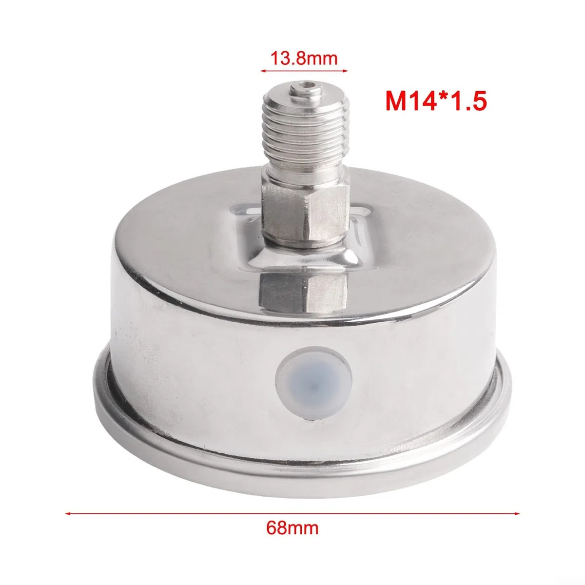Oniissy Manometro per idropulitrice, filettatura 0-250 bar, 3500 Psi, in lega di acciaio inossidabile, compatibile con pulitori ad alta pressione da 2,2/3/4/5,5 KW