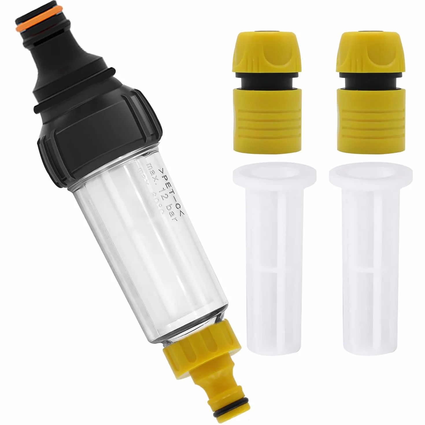 RHBHY Reforung Set di Filtro per l’Acqua per Idropulitrice Filtro Ingresso Acqua Idropulitrice da 3/4 Pollici (Pacchetto 1)