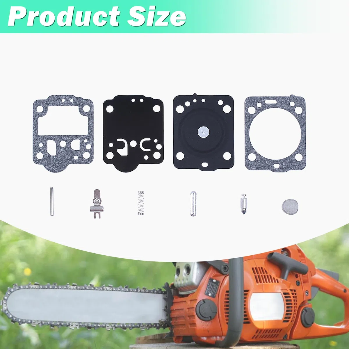Adefol Set di 3 guarnizioni per carburatore e diaframma per Husqvarna 236 carburatore ZAMA C1T-EL41A C1T-W33 motosega di ricambio per ZAMA GND-83