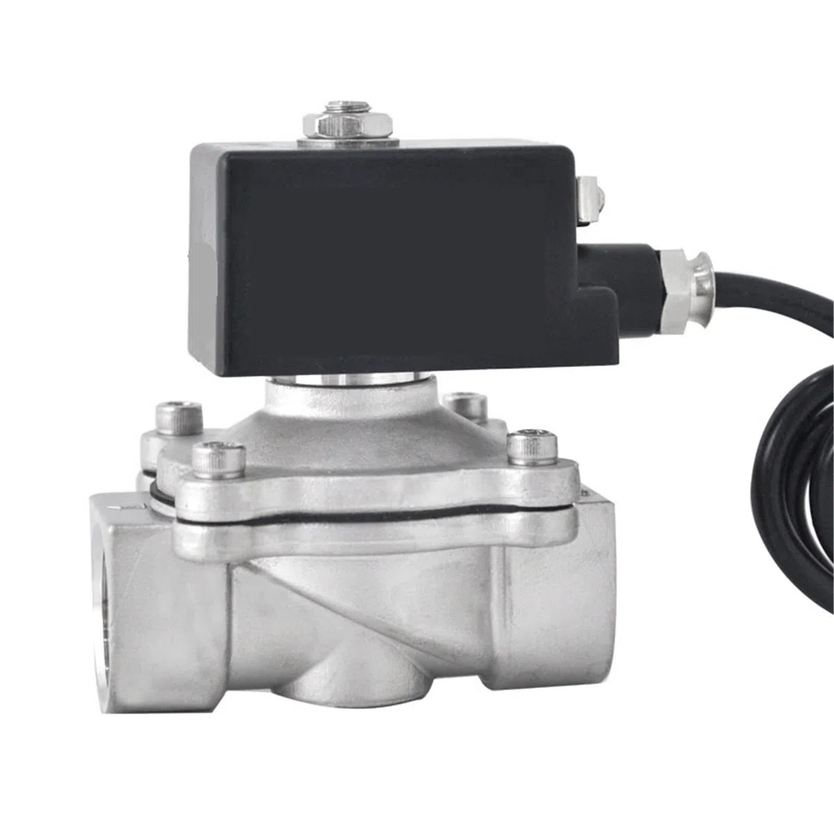 1/2" 3/4" 3/8" Normally Closed Explosion Solenoid Valve 304 Stainless Steel Solenoid Valves for Gas(1/2",220VAC)