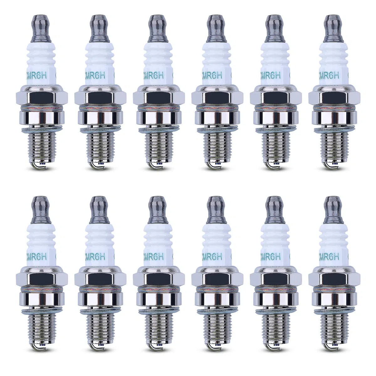 Candela per NGK, 3365 CMR6H Candela per Stihl/Bosch/Honda/Brisk/Husqvarna/Echo per Champion RZ7C RZ7CT10 965 Sostituzione NGK stk 3365（12 Pezzi）