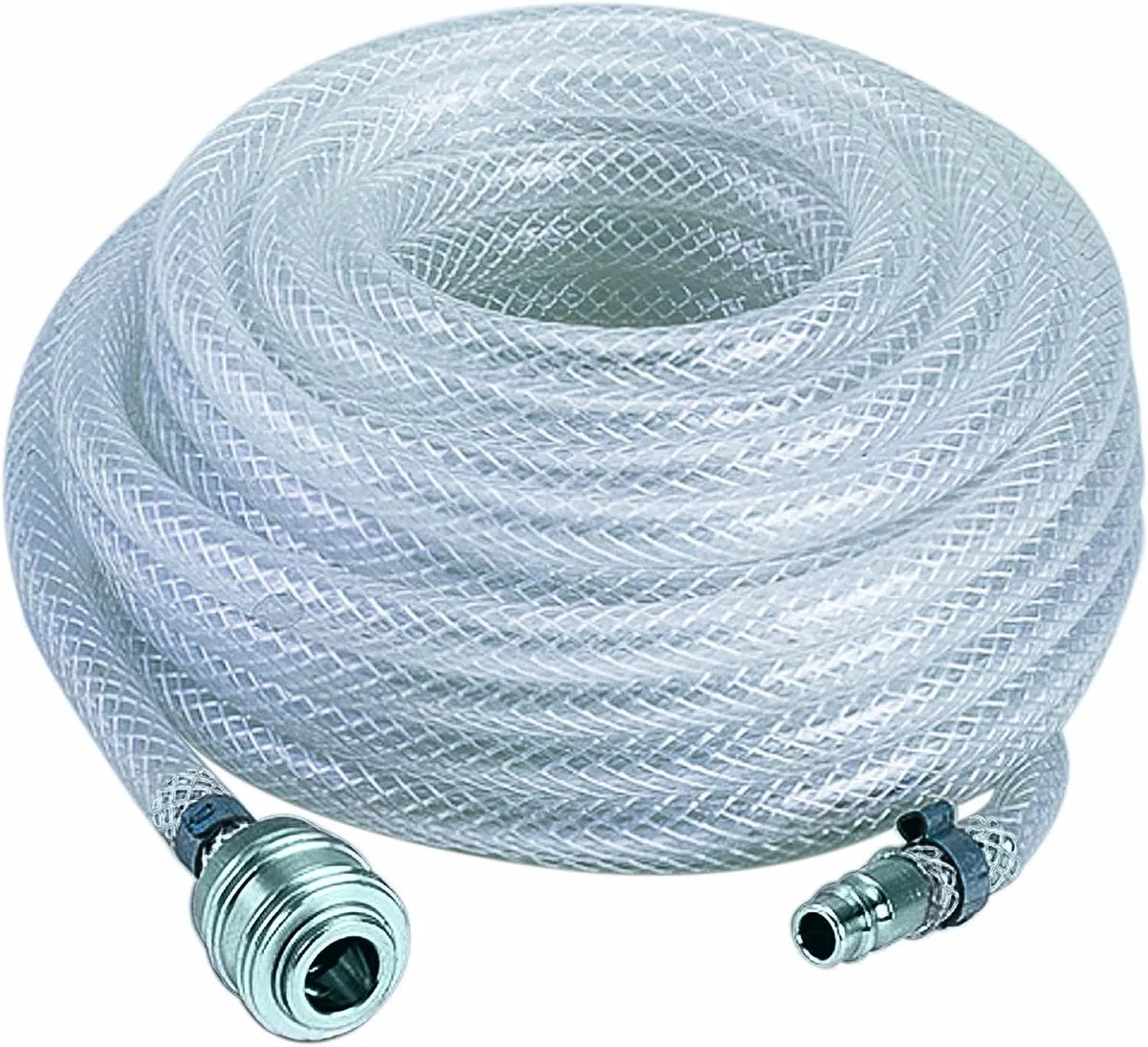 Tubo flessibile intrecciato originale Einhell 15 m (accessorio per compressori, lunghezza 15 m, diametro interno 6 mm, filettatura femmina R 1/4'', in PVC, pressione max 15 bar).