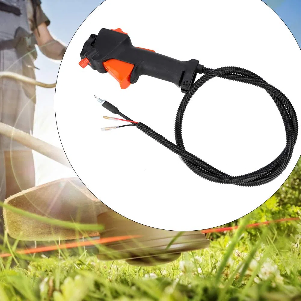 Kit Accessori Universale Tosaerba Decespugliatore Interruttore Maniglia Grilletto Acceleratore Cavi