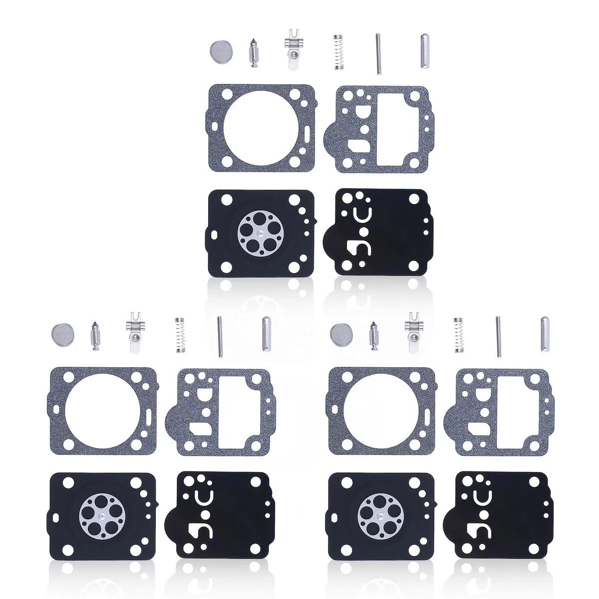 Adefol Set di 3 guarnizioni per carburatore e diaframma per Husqvarna 236 carburatore ZAMA C1T-EL41A C1T-W33 motosega di ricambio per ZAMA GND-83