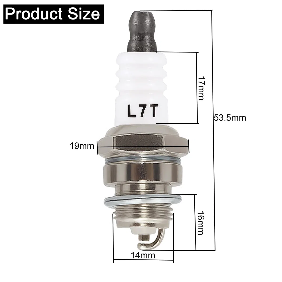 10 PCS L7T Candela per 2 Tempi 33cc 43cc 47cc 49cc Pocket Bike per Mini Chopper per Partner 350 351 SEGHE Motosega Trimmer Decespugliatore Trimmer Tosaerba
