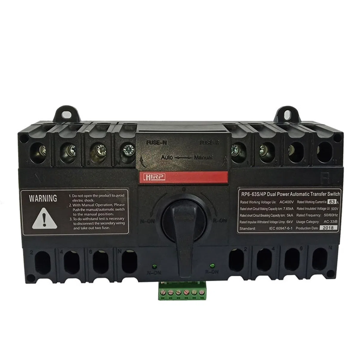 Interruttore di trasferimento automatico 4P 63A 220V ATS for generatore