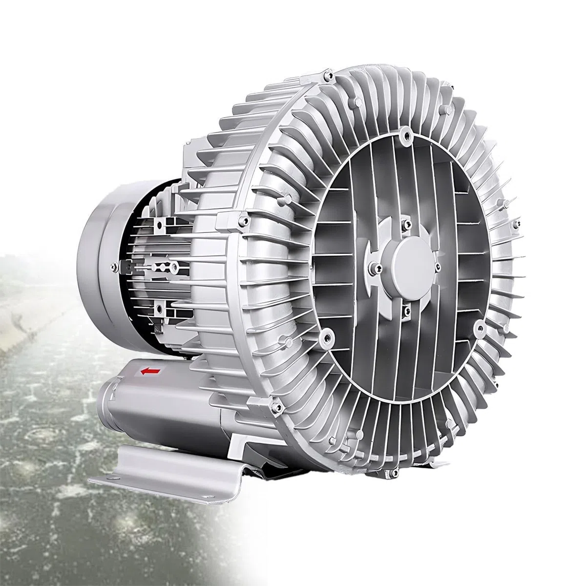 VZXATYOP Soffiante Rigenerativo 220V/380V – Pompa Ad Aria A Vortice Ad Alta Pressione for Laghetti di Acquacoltura E Aerazione con Ossigeno – Soffiatore Elettrico Mono/trifase(370W/220V)