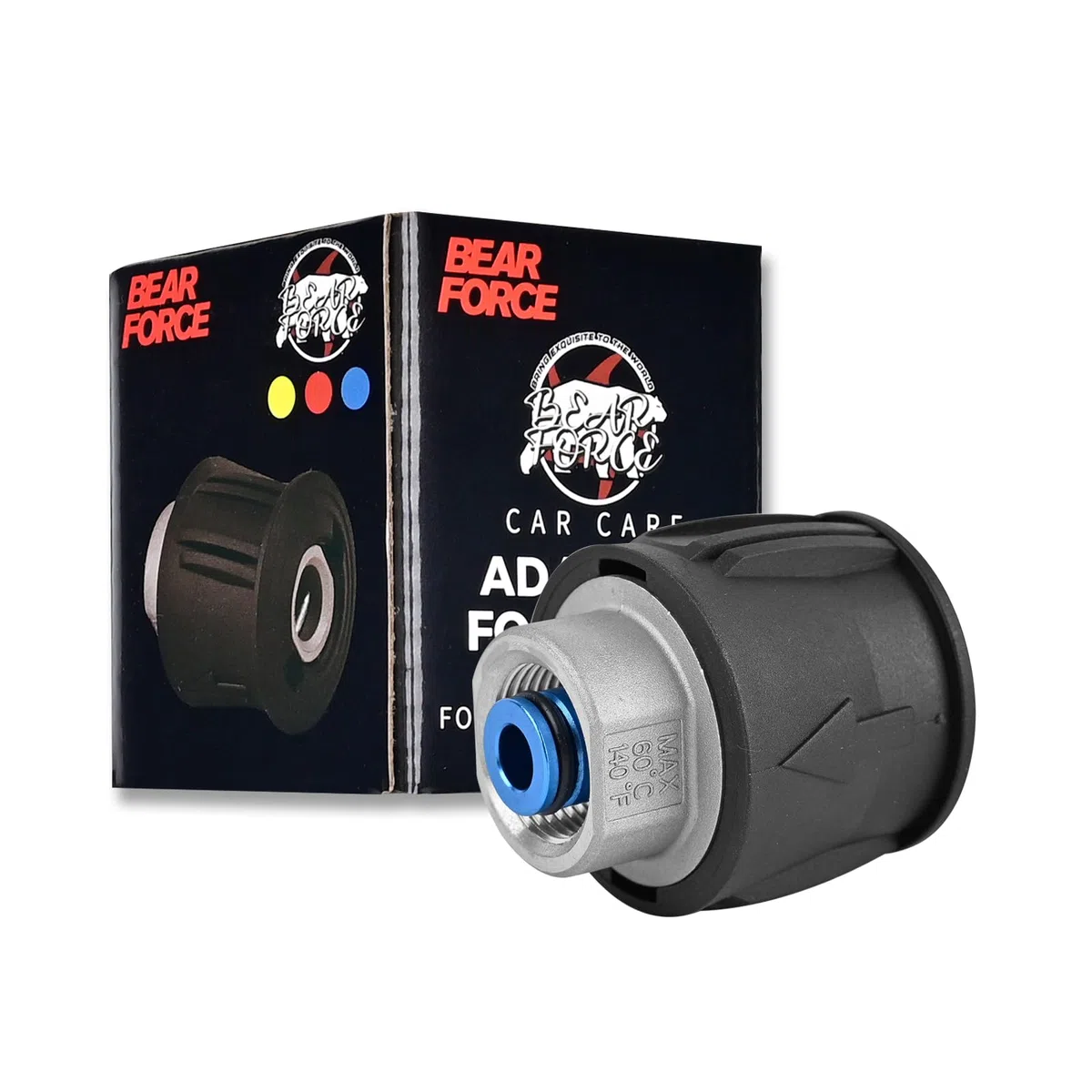 BEAR FORCE Connettore per tubo flessibile ad alta pressione in alluminio Quick Connect Adattatore M22-14 MM 4000 psi per Bosch, per Nilfisk, per STIHL idropulitrice Pulizia efficiente