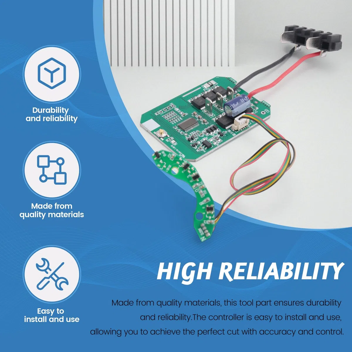 Cesoie Elettriche 21V 2.5 Pannello di Controllo Controller per Cesoie da Potatura Accessori per Cesoie da Potatura Strumenti di Azionamento del Motore Parti di Ricambio Accessori
