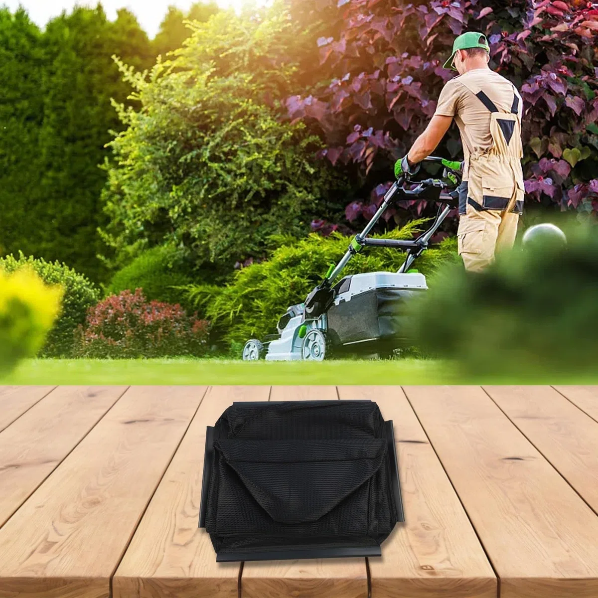 Borsa raccogli tosaerba per Honda HRU214 HRU215 HRU216 HRJ216 DMC216SH, borsa di ricambio per tosaerba semoventi da 19 e 21 pollici, (per 53,3 cm)