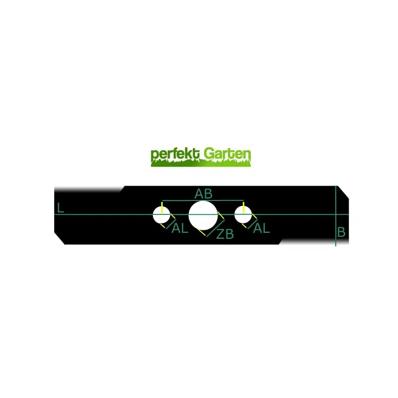 perfektGarten Portalama Ø25 compatibile con ALKO T 17-103.8 18-111.9 18-95.4 20-105.4 HD / 473337