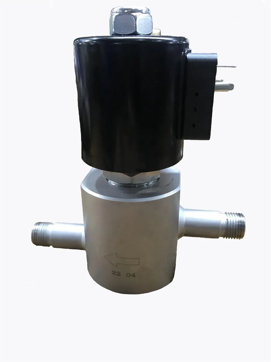 100bar 10MPa 2 Way Water High Pressure Solenoid Valve 24V Orifice 6mm SS304 DN6 Normally Close External Thread M16(M16-220V)