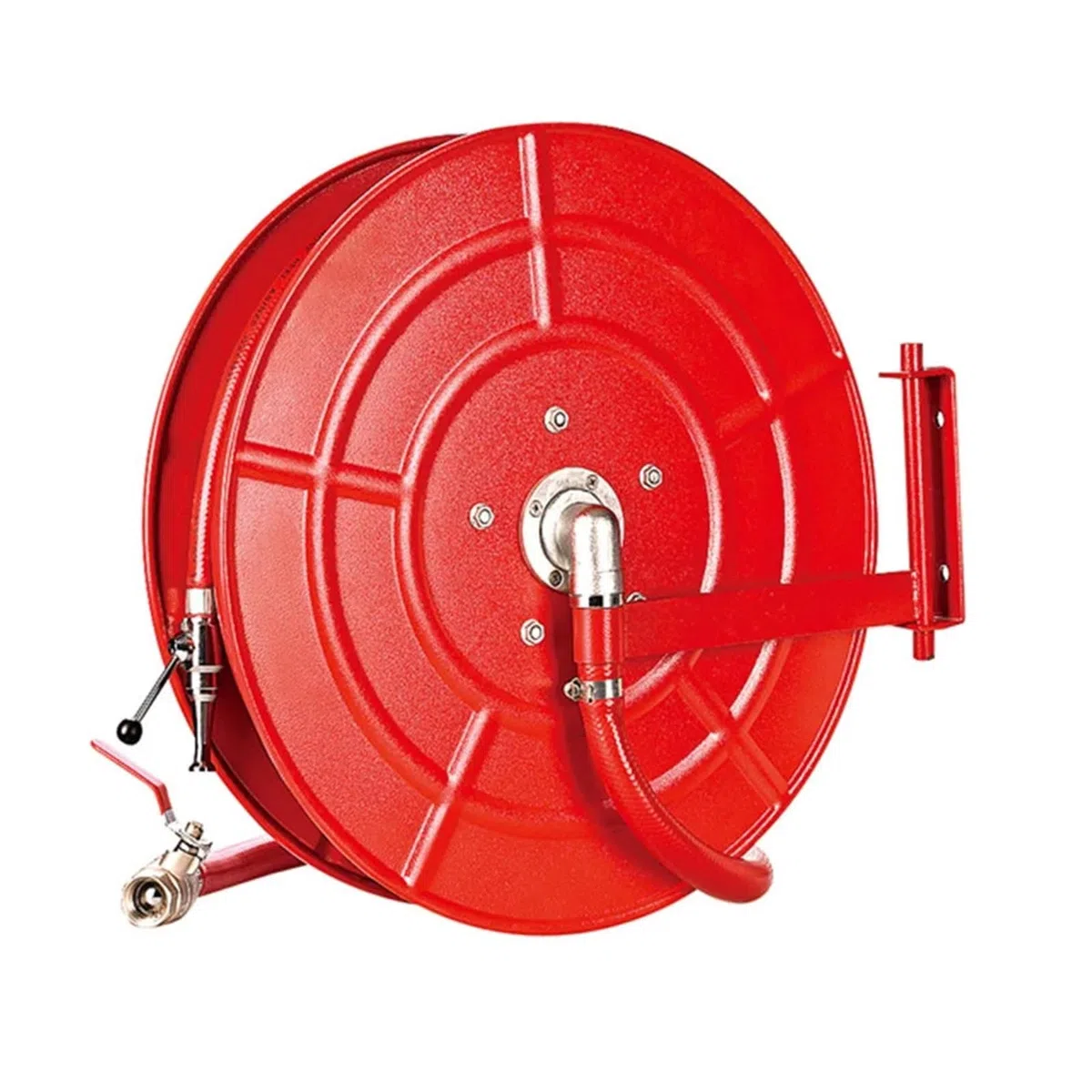 Avvolgitubo for Idropulitrice Ad Alta Pressione Flessibile Antincendio Accessorio for Attrezzature Retrattile Automatico Smart Slow-Retract