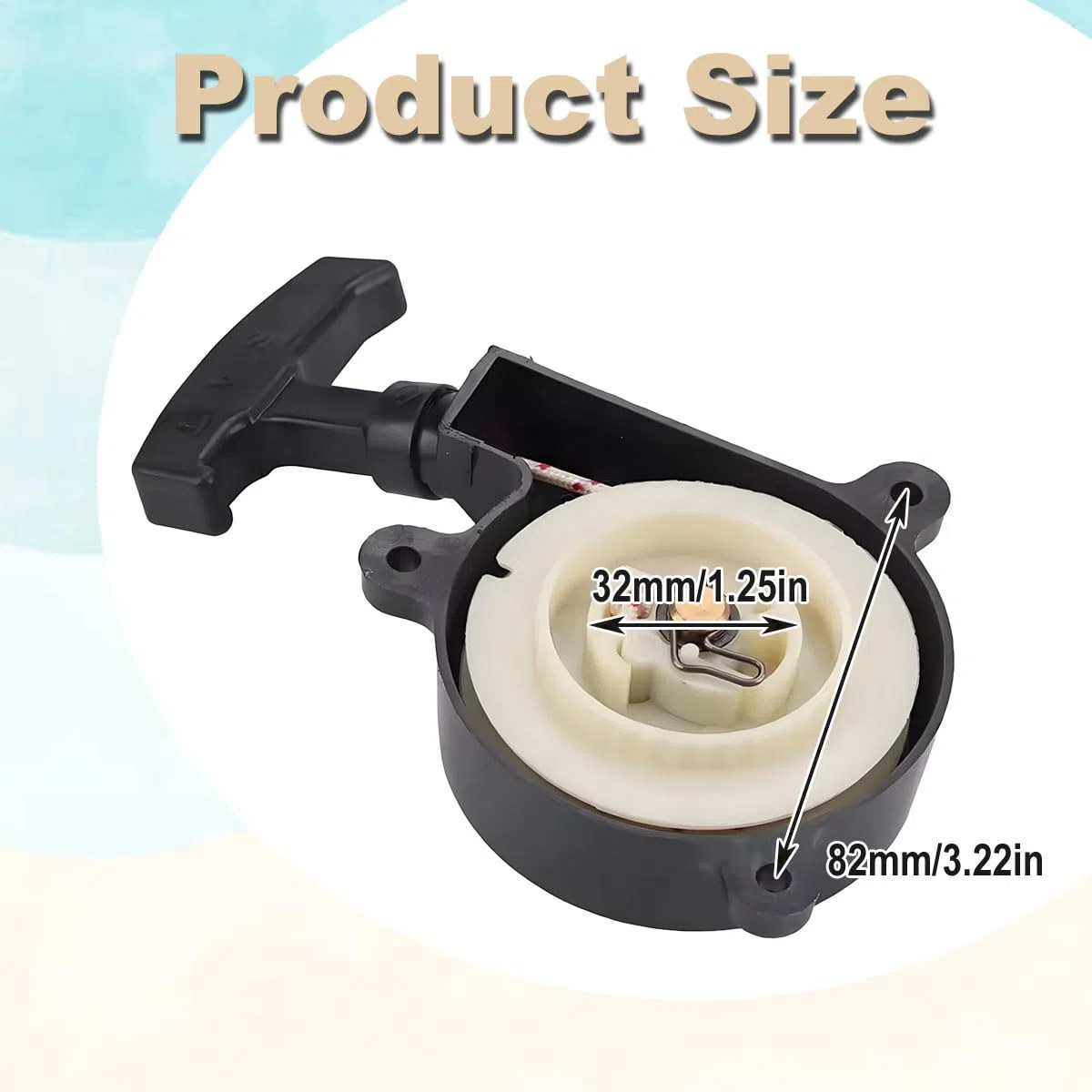 BR420 Avviamento a strappo per STIHL BR320 BR340 BR380 BR400 SR320 SR340 SR400 SR420 Modelli di soffiatori a zaino 4203-190-0405 Sostituzione gruppo avviamento a strappo