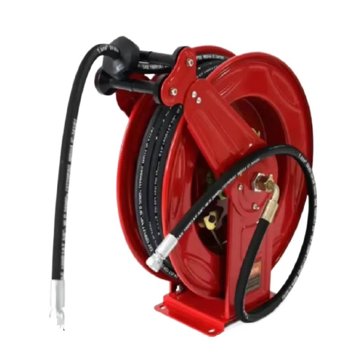 Avvolgitubo for Idropulitrice Ad Alta Pressione Flessibile Antincendio Accessorio for Attrezzature Retrattile Automatico Smart Slow-Retract