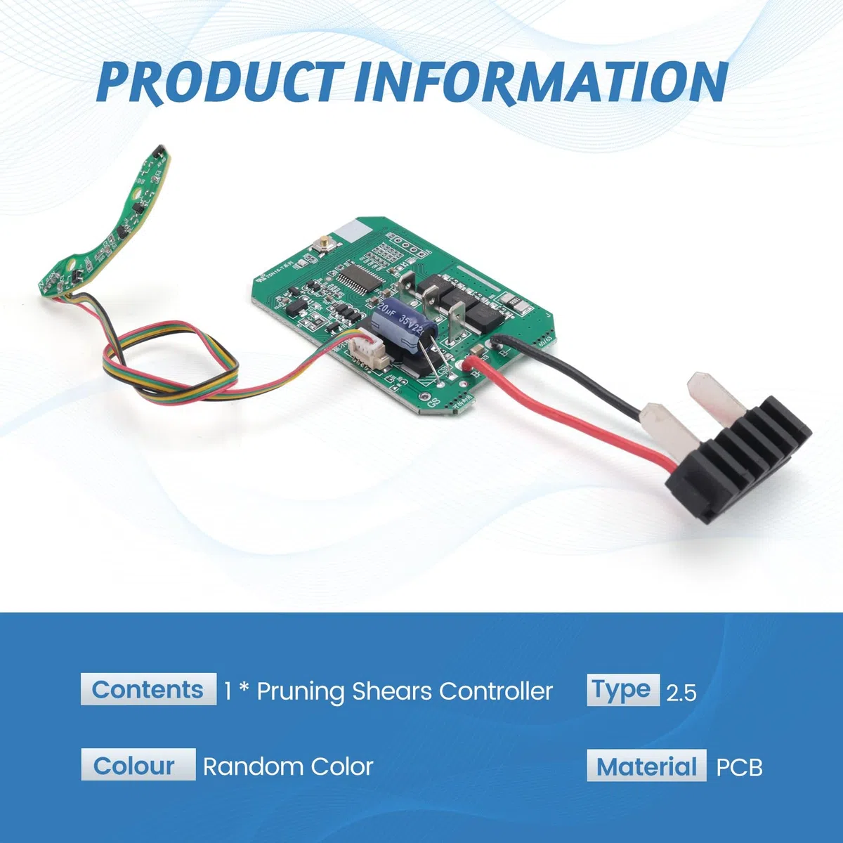 Cesoie Elettriche 21V 2.5 Pannello di Controllo Controller per Cesoie da Potatura Accessori per Cesoie da Potatura Strumenti di Azionamento del Motore Parti di Ricambio Accessori