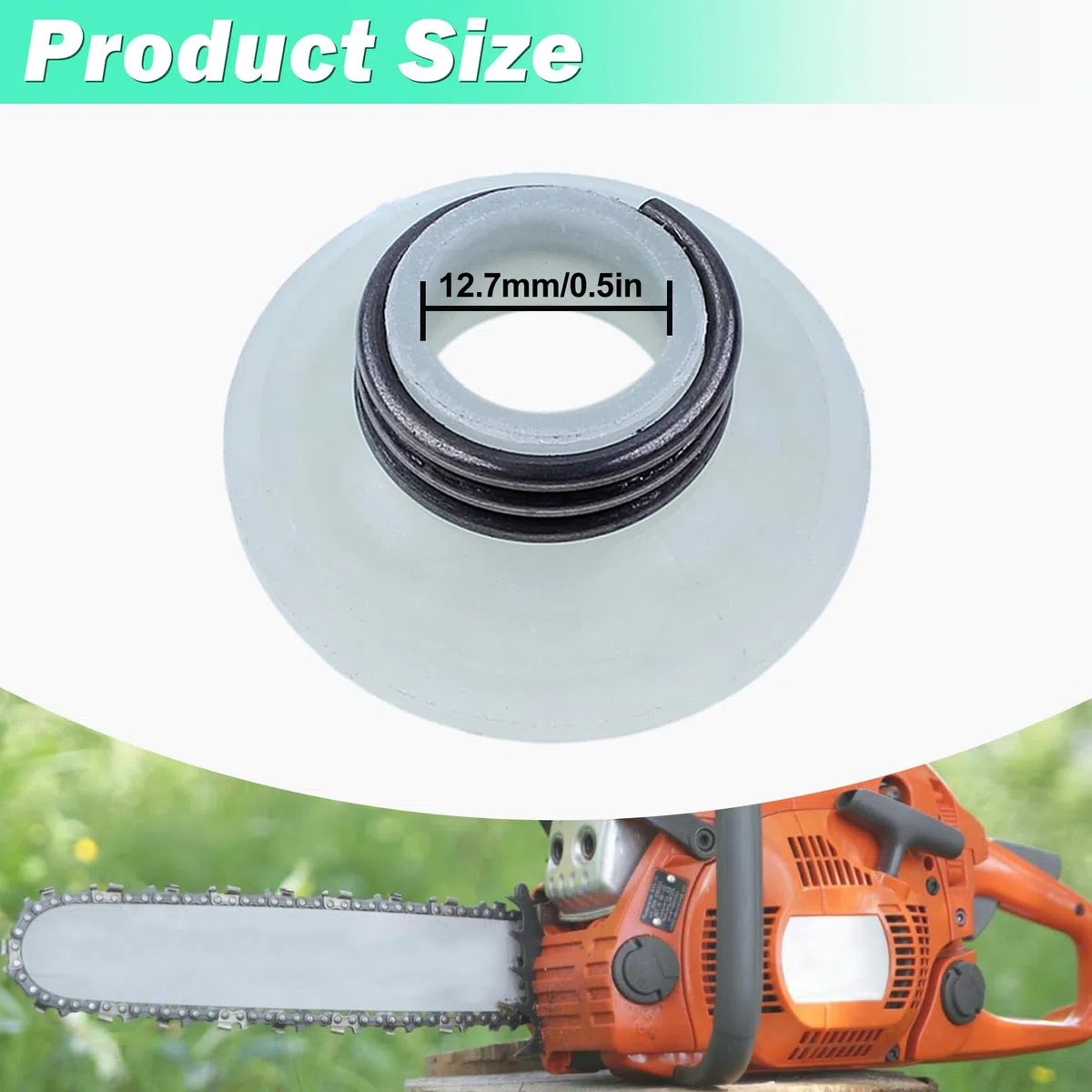 Adefol Pistone pompa Kit Per Husqvarna 340 340E 345 345E 350 445 445E 450 450E Motosega Set Turbina con tubo dell'olio, pompa dell'olio, sostituzione 540057901