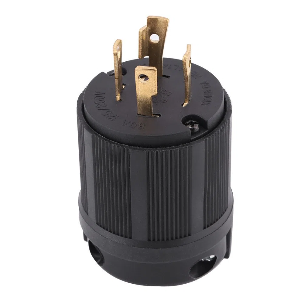 VBESTLIFE Spina US Twist Lock, NEMA L14-30P 30A 125V-250V 3 Poli 4 Fili Twist Lock Connettore Spina elettrica