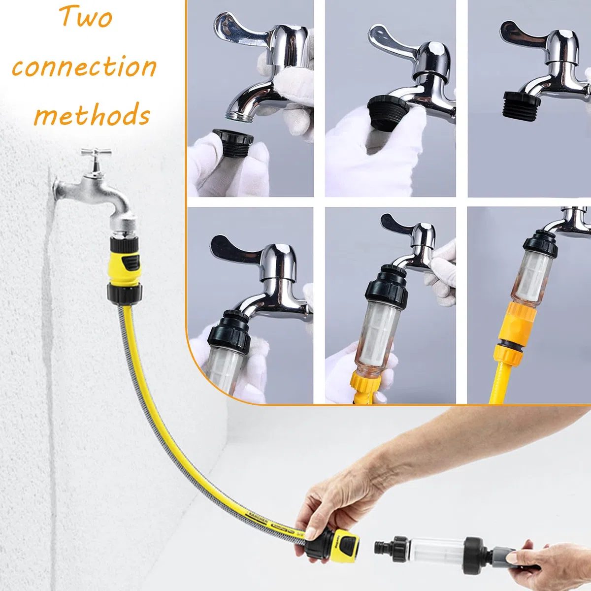 11 Pezzi 3/4"Set Di Filtro Per L’Acqua Per Idropulitrice, Filtro Per Idropulitrice Acqua Irrigazione, Filtro Idropulitrice, Filtro Acqua Camper, Filtro Acqua Giardino