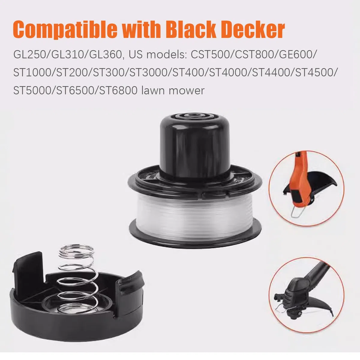 Bobina per decespugliatore Black Decker GL250/GL310/GL360